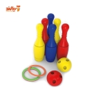 اسباب بازی بولینگ و حلقه پرتاب کیمیا بزرگ طرح لبخند